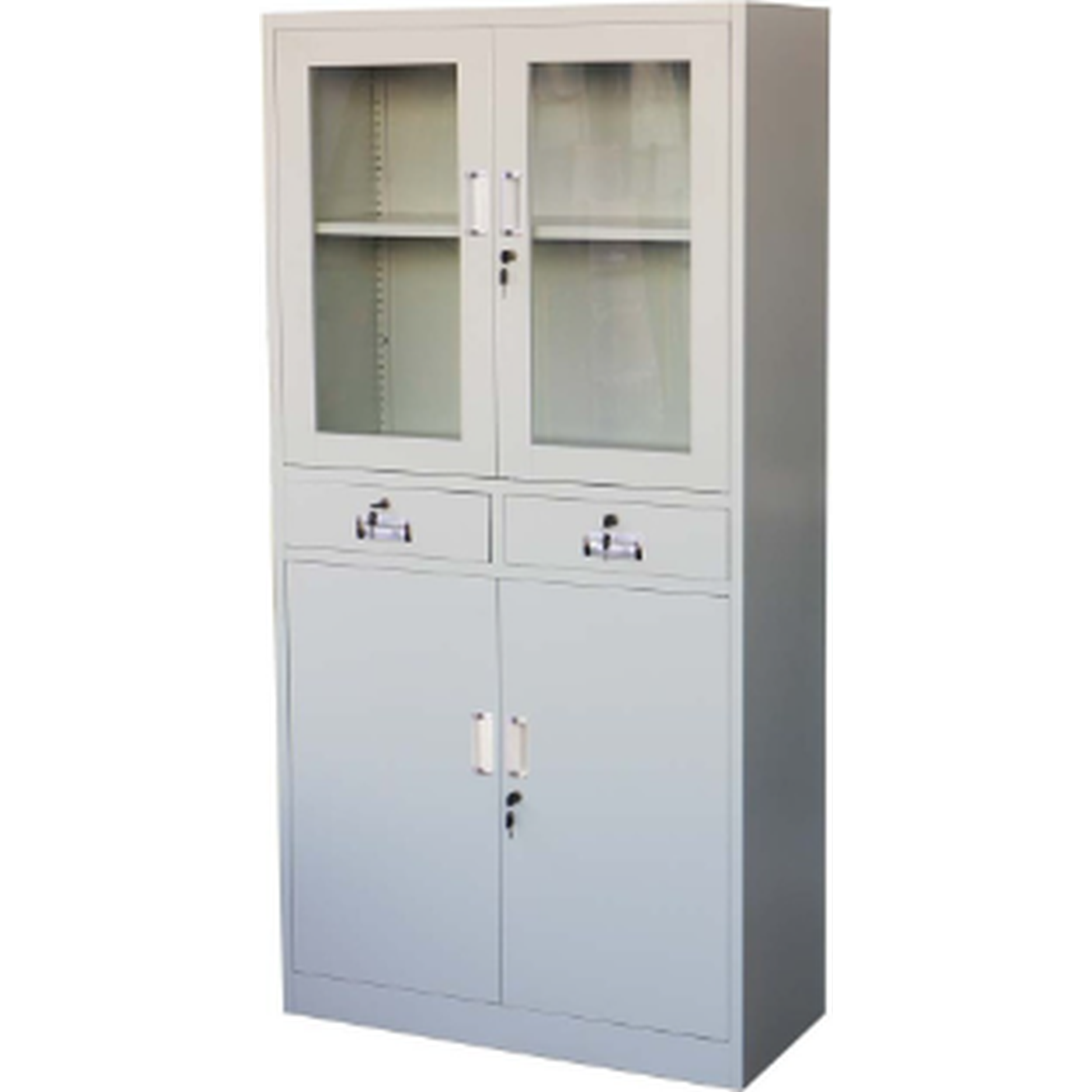 Metal File Cabinet 2 Doors 3 Drawers