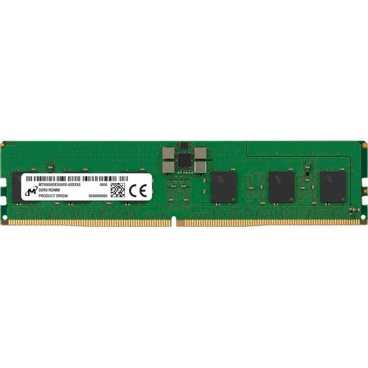 Micron 64GB DDR5-5600MHz RDIMM ECC-MTC40F2046S1RC56BR