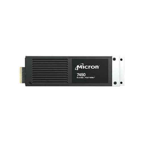 Micron MTFDKCE1T9TFR-1BC15ABYYR 7450Pro 1.92TB PCI Express NVMe 4.0x4 E1.S Solid State Drive.