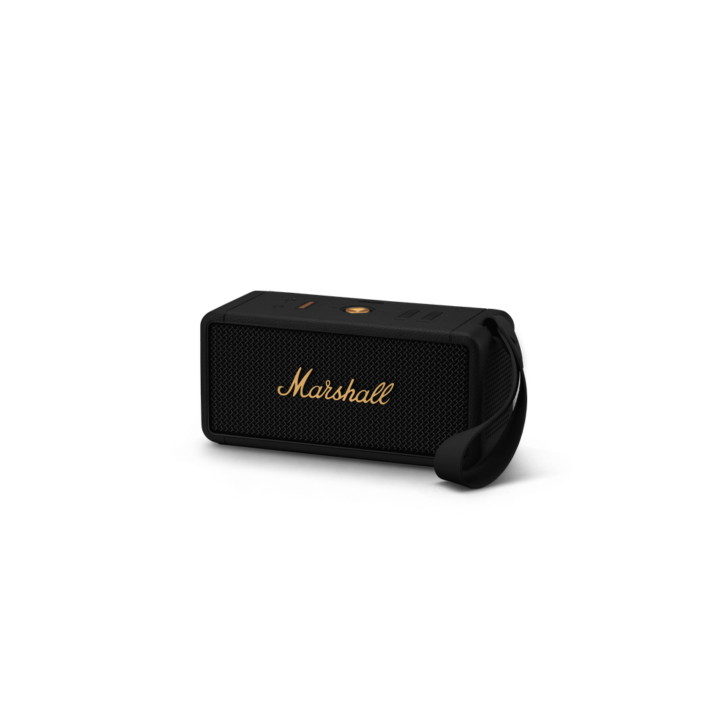 Marshall Middleton Portable Speaker Black and Brass