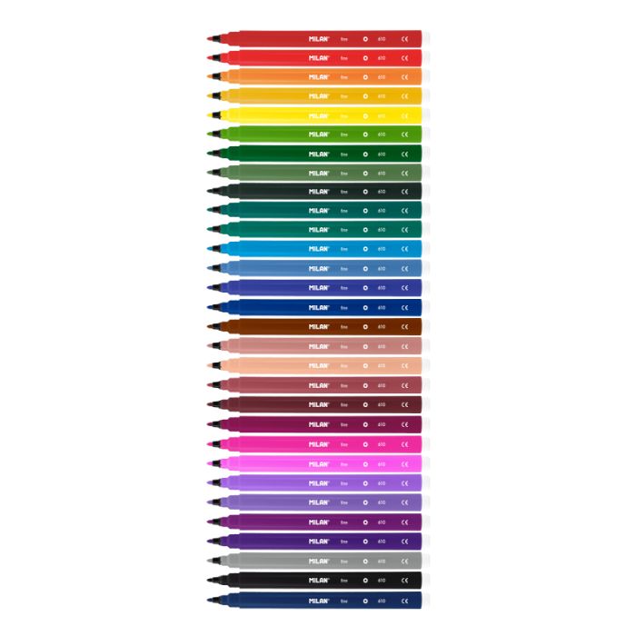 Milan Box of 30 Fiber Pens 06CT30
