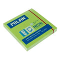 Milan Removable Adhesive Notes Neon Green 3"X3"