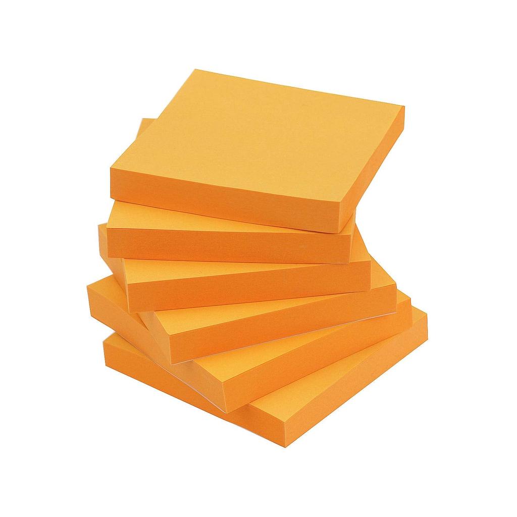 Milan Removable Adhesive Notes Neon Orange