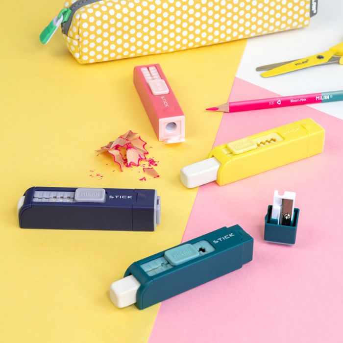 Milan Stick Sharpener Eraser 4702116 Box of 16