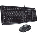 Logitech MK120 - Wired / USB / Quiet Typing / Arb/Eng - Keyboard & Mouse Combo