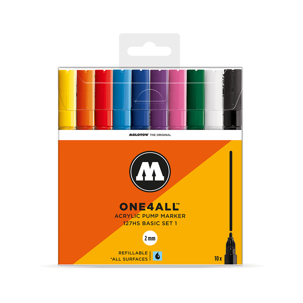 Molotow Acrylic marker One4All 127HS Basic Set 1