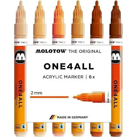 Molotow Acrylic marker One4All 127HS Wood Set