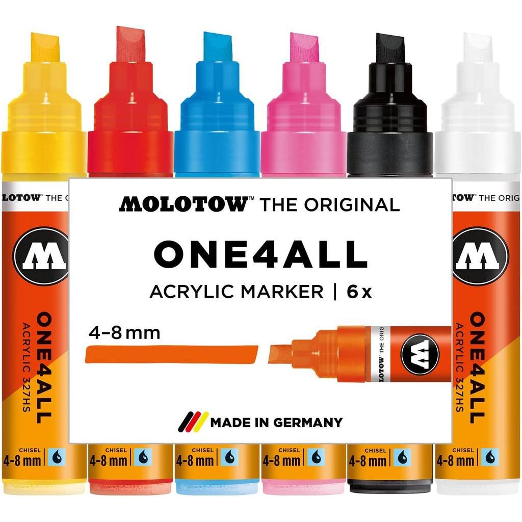 Molotow Acrylic marker One4All 327HS Basic Set 1