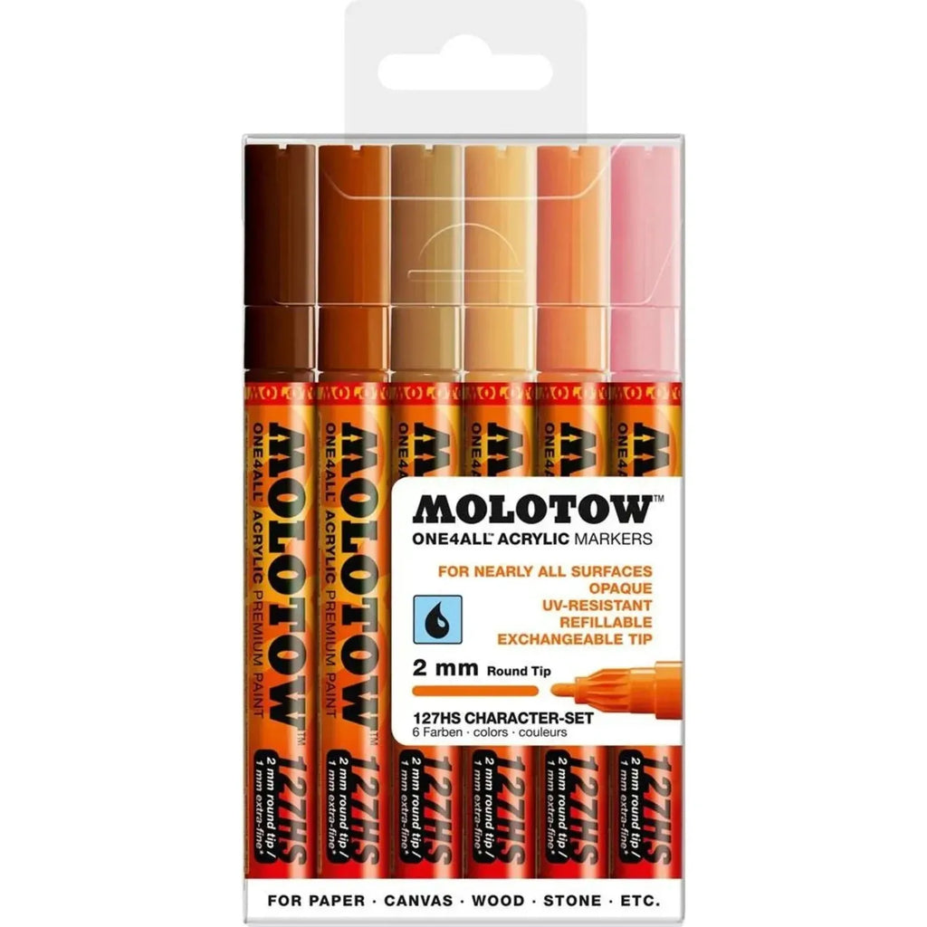 Molotow ONE4ALL 127HS Character Set (6 per Box)