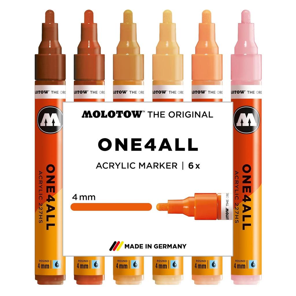 Molotow ONE4ALL 127HS Character Set (6 per Box)