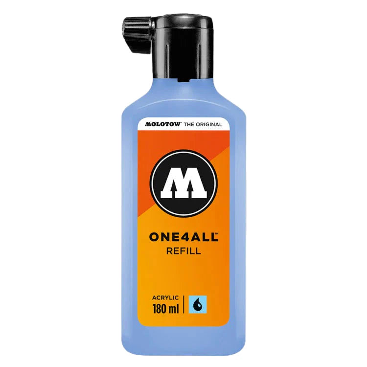Molotow One 4 All Acrylic Paint Refill 180ml- Blue Violet Pastel