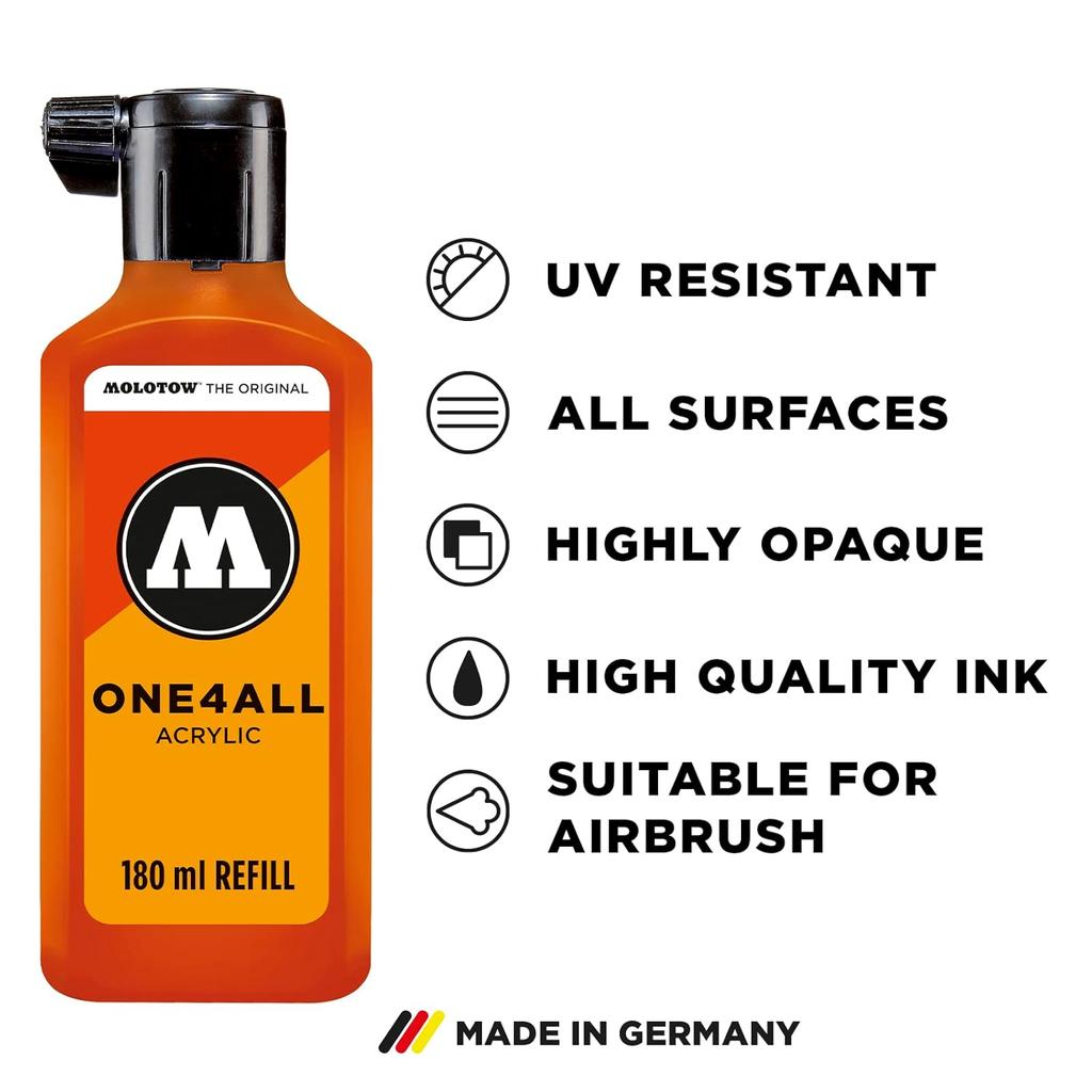 Molotow One 4 All Acrylic Paint Refill 180ml- Magenta