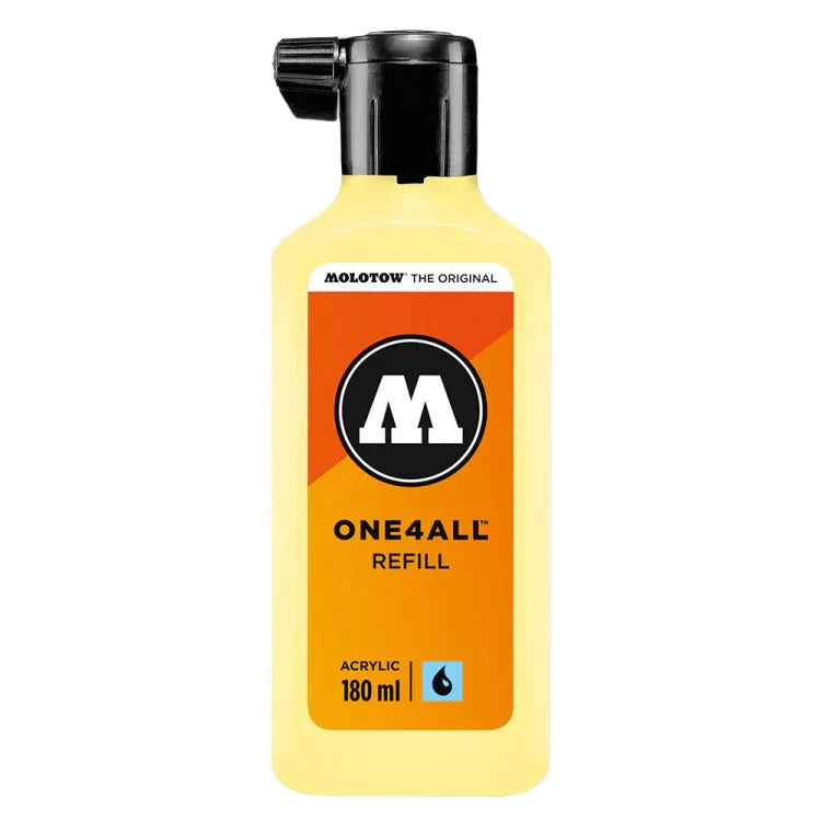 Molotow One 4 All Acrylic Paint Refill 180ml- Vanilla Pastel