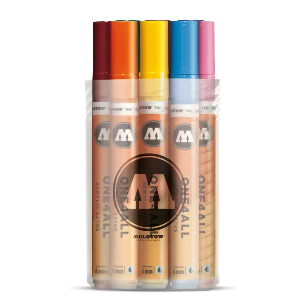 Molotow- One4all Acrylic Marker- 4mm Main Kit1 X 12 (200.153)