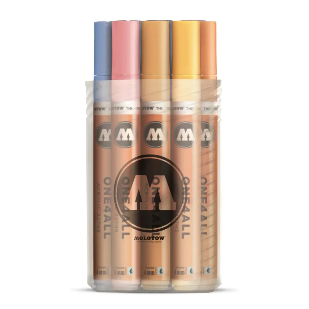 Molotow- One4all Acrylic Marker- 4mm- Pastel Kit X 12 (200.165)