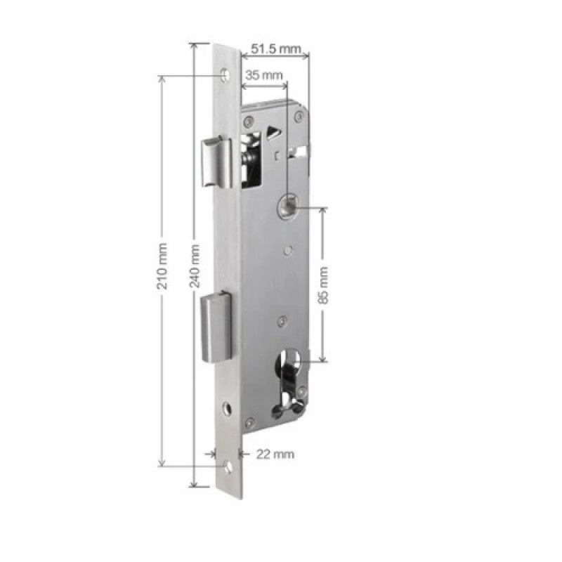 Mortise Door Lock - 240-35*85