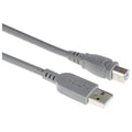 Mowsil USB 2.0 Type-A to Type-B Printer Cable - 480Mbps / 10 Meter / Grey