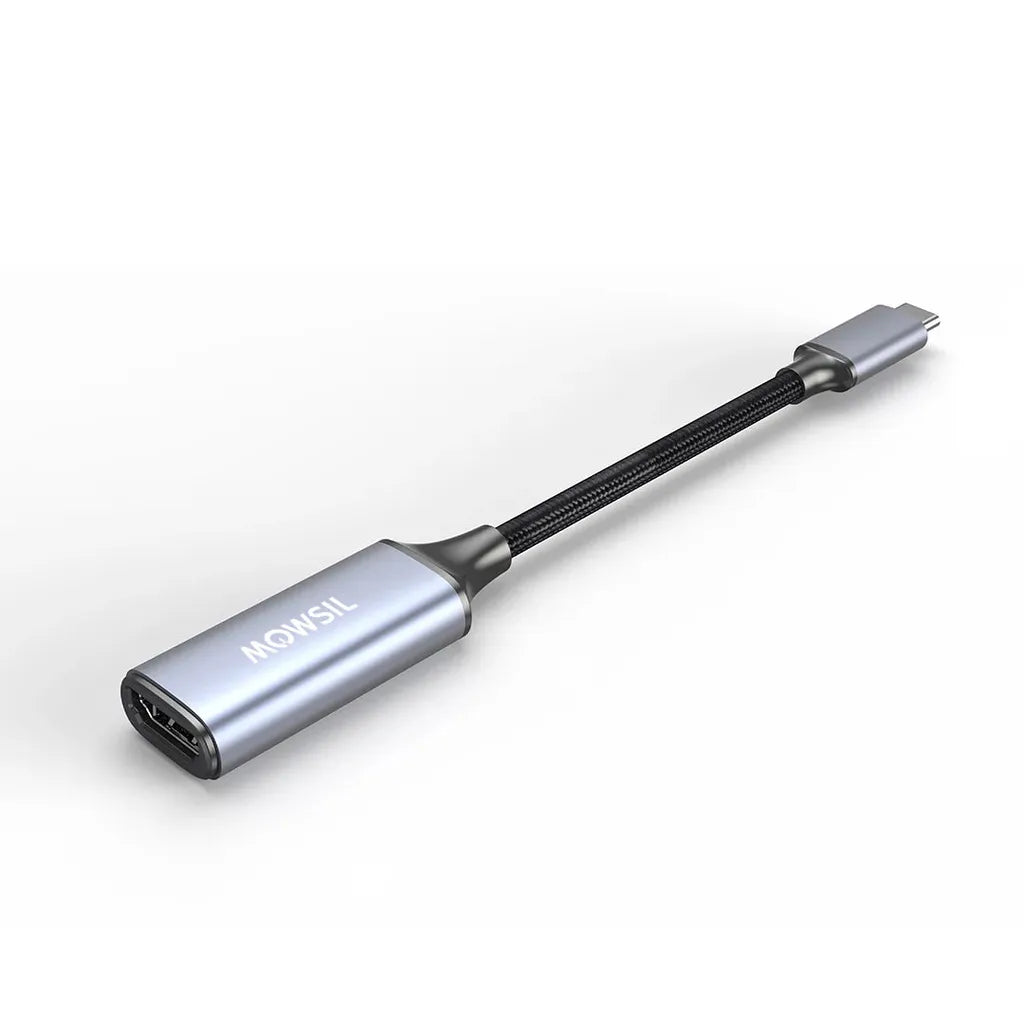 Mowsil USB-C to HDMI Adapter 4K@60Hz Aluminum Alloy High-Speed Converter for MacBook Laptop & iPad