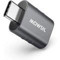 Mowsil USB-C to USB-A OTG Adapter 5Gbps High-Speed Data & Charging Converter for MacBook iPad & Android