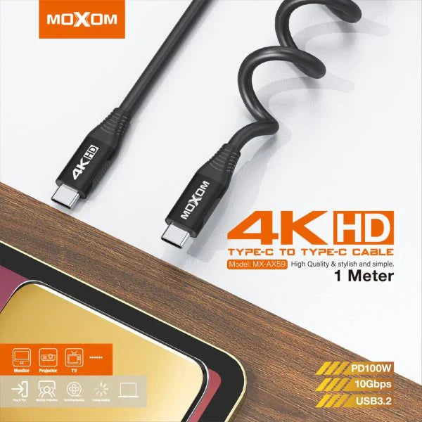 Moxom MX-AX59/MX-AX60 4K Type-C to Type-C Cable