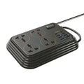 Moxom MX-ST06 Power Extension 2500W - Black