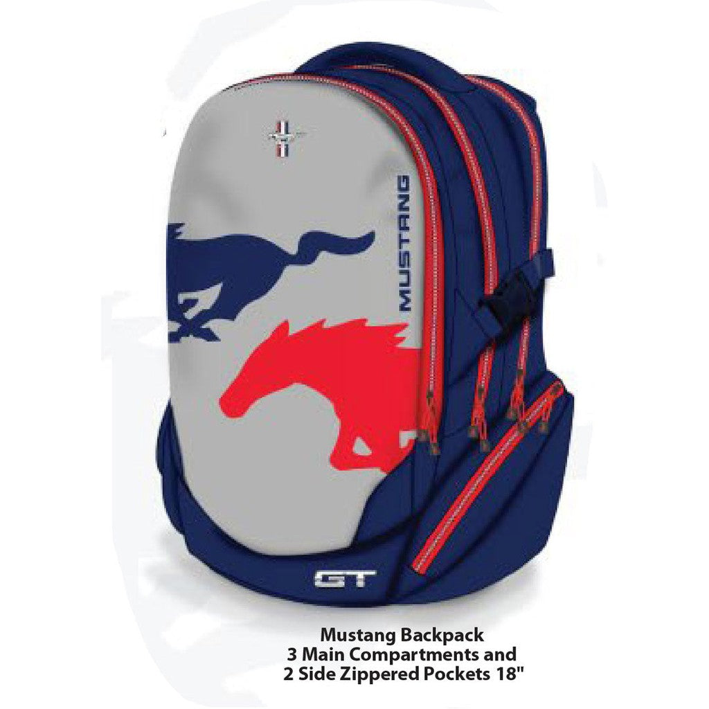 Mustang Navy Blue Backpack