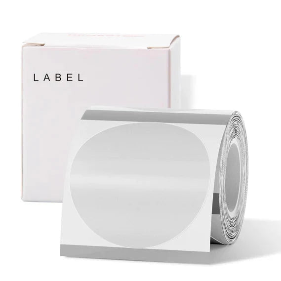 NIIMBOT B21, B1, B3S Clear Transparent labels 50x50mm-150pcs Round