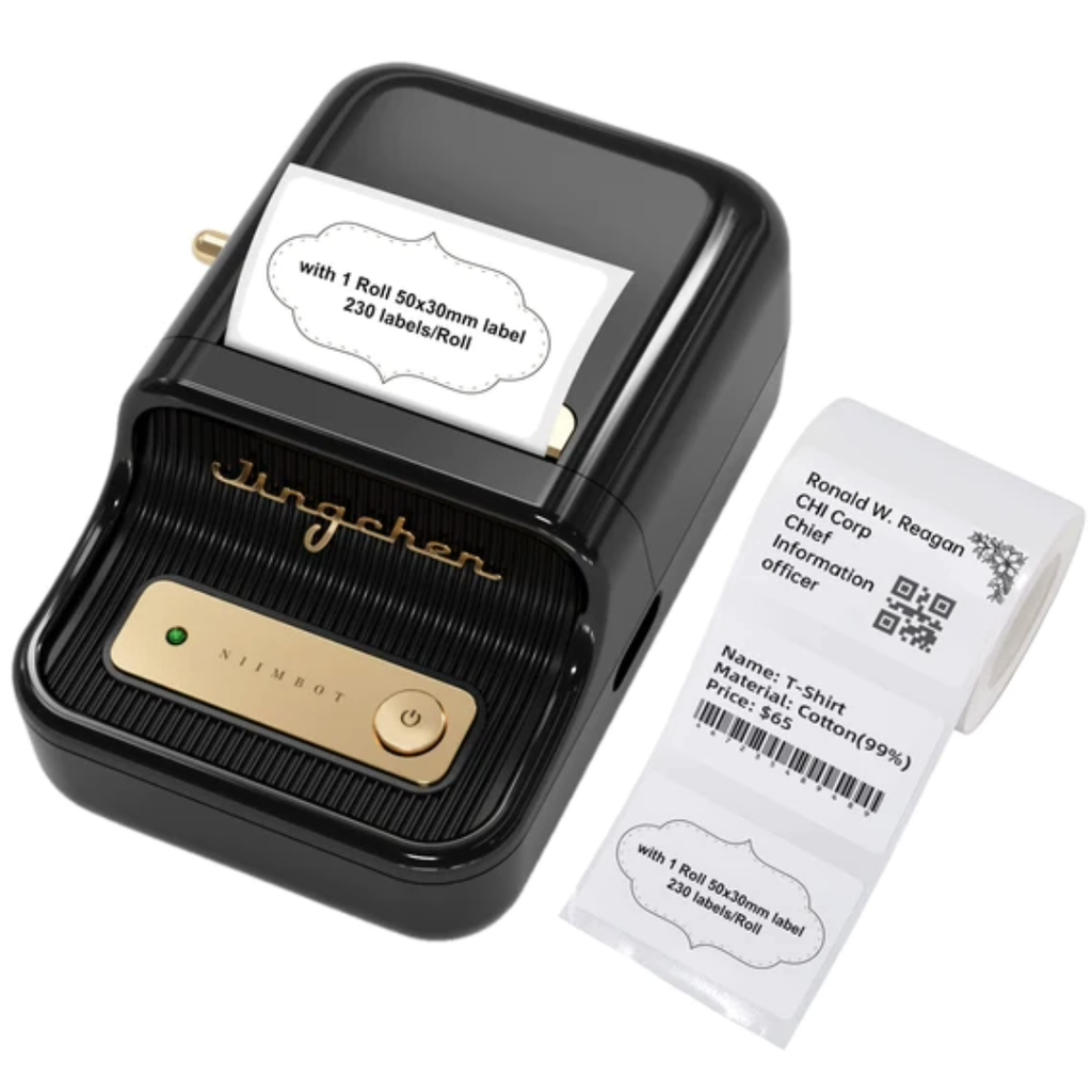 NIIMBOT B21 Smart Thermal Label Printer Black
