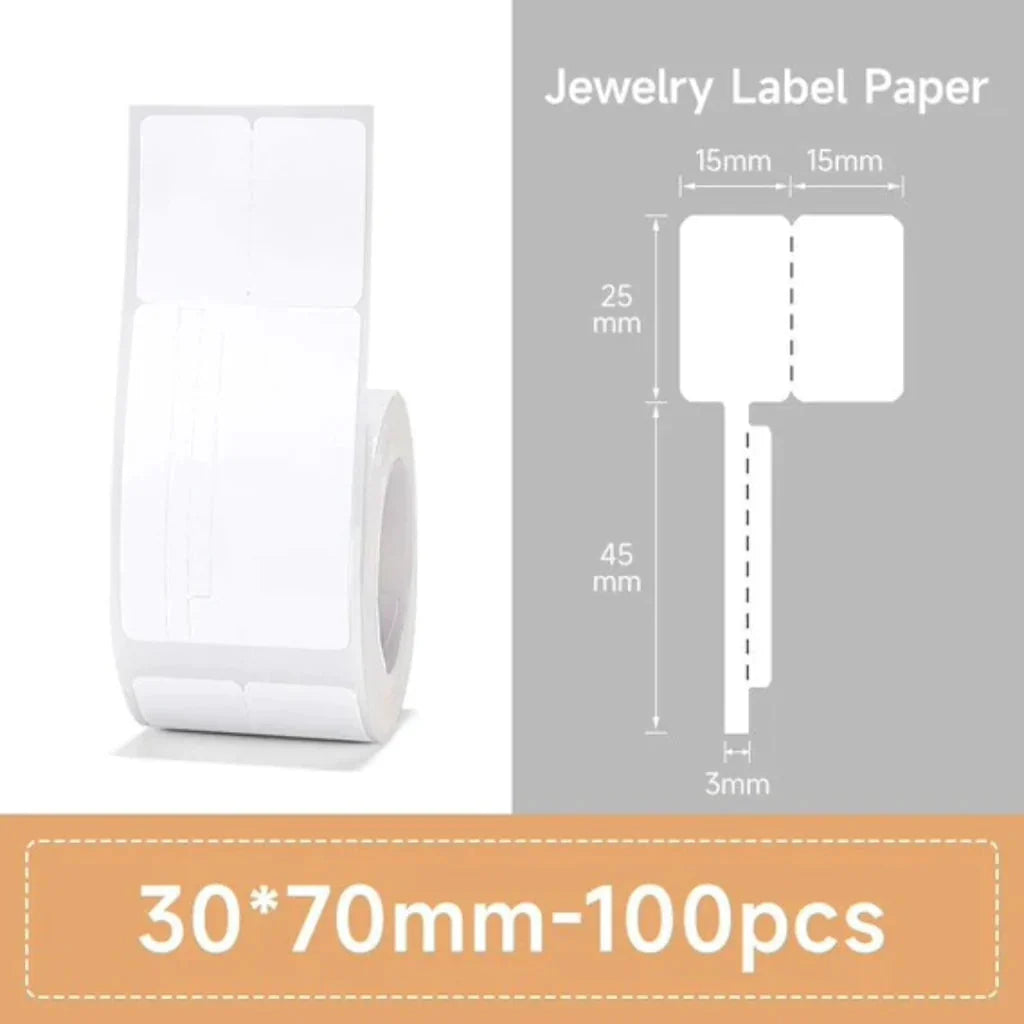 NIIMBOT White Label for B21, B1, B3S 30x70mm-Jewels-100pcs