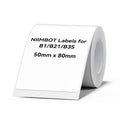 NIIMBOT White Label for B21, B1, B3S 50x80mm-95pcs
