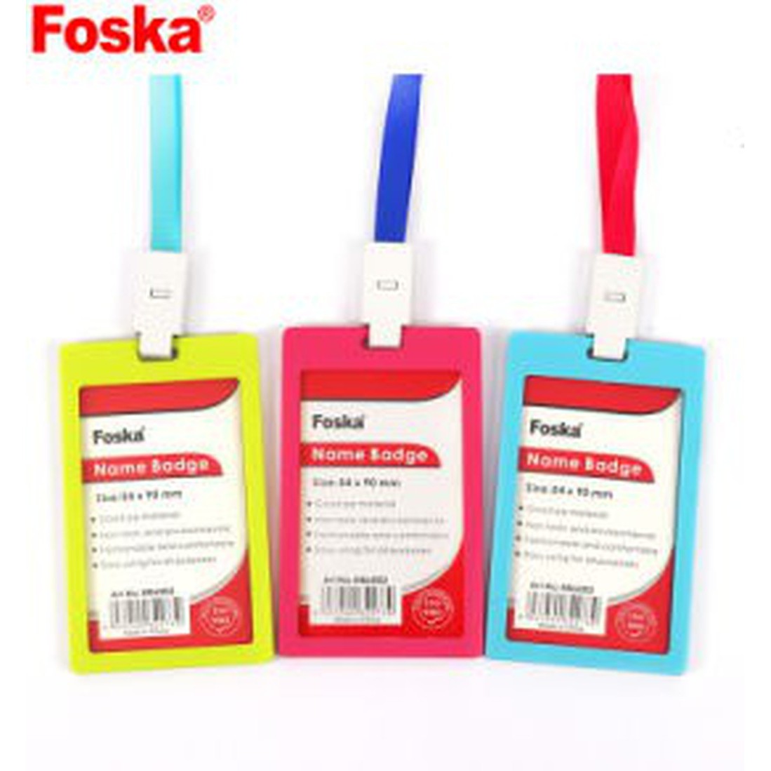 Name Badge Foska Nb6002 54 X 90 mm
