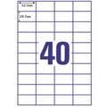 Ncr Labels - 40 Stickers/Sheet