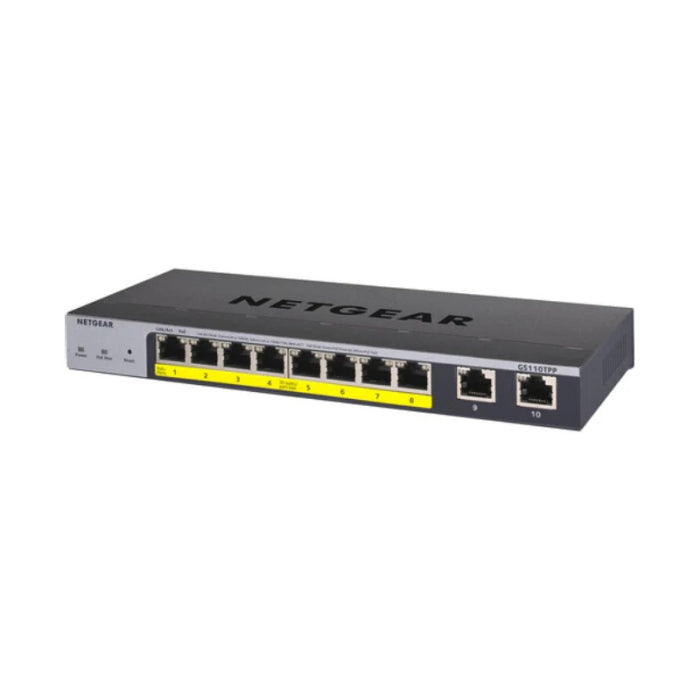 Netgear 8 Port Gigabit POE Smart Switch with 2 Port SFPS