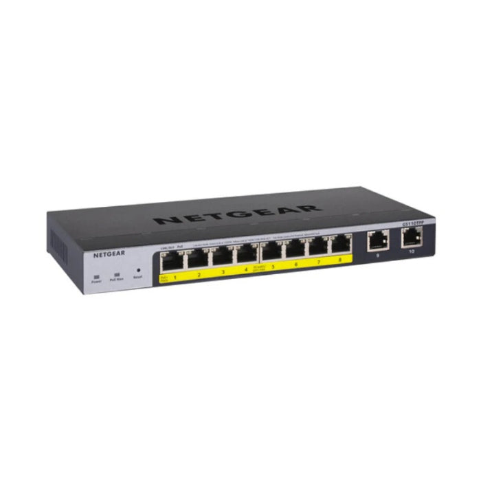 Netgear 8 Port Gigabit POE Smart Switch with 2 Port SFPS