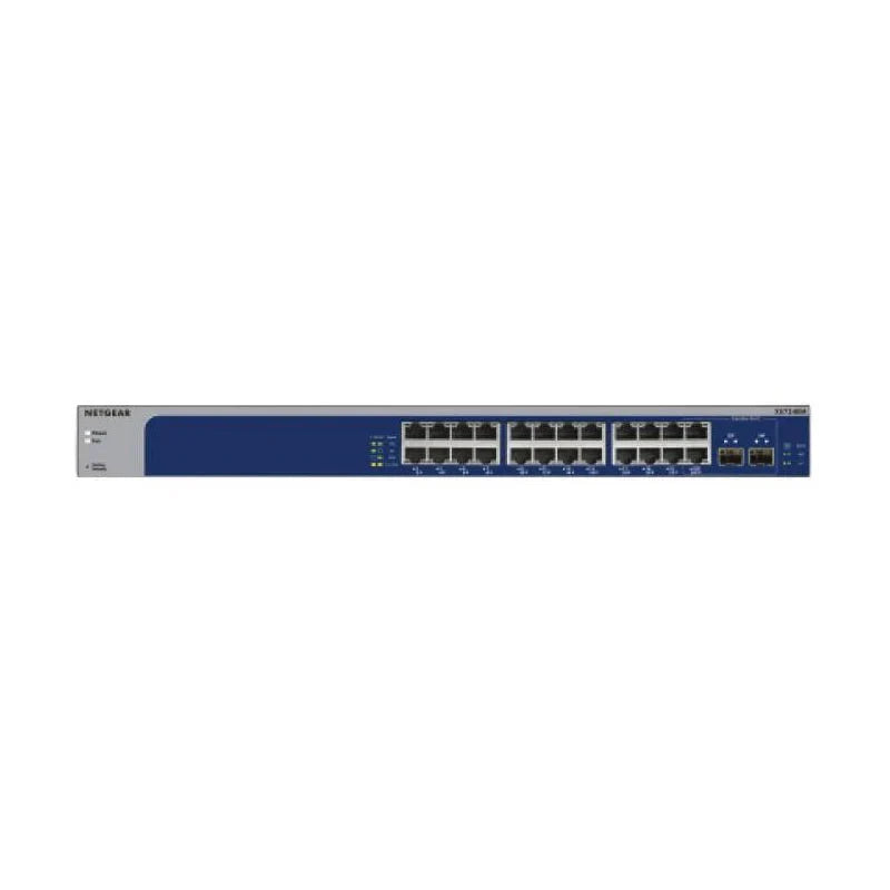 Netgear Plus XS724EM - 24-Ports Ethernet / 2-Ports SFP+ / Gigabit / Rack-Mountable - Switch