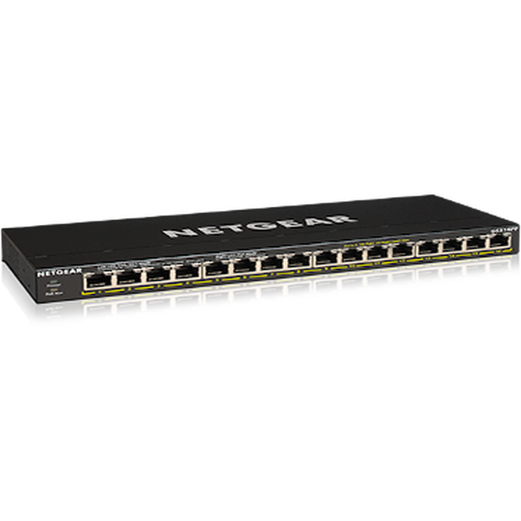Netgear Poe +Gig Switch 16P Gs316Pp