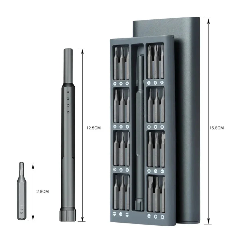 24 IN 1 S2 STEEL BITS SCREWDRIVER SET FOR CAMERA REPAIR