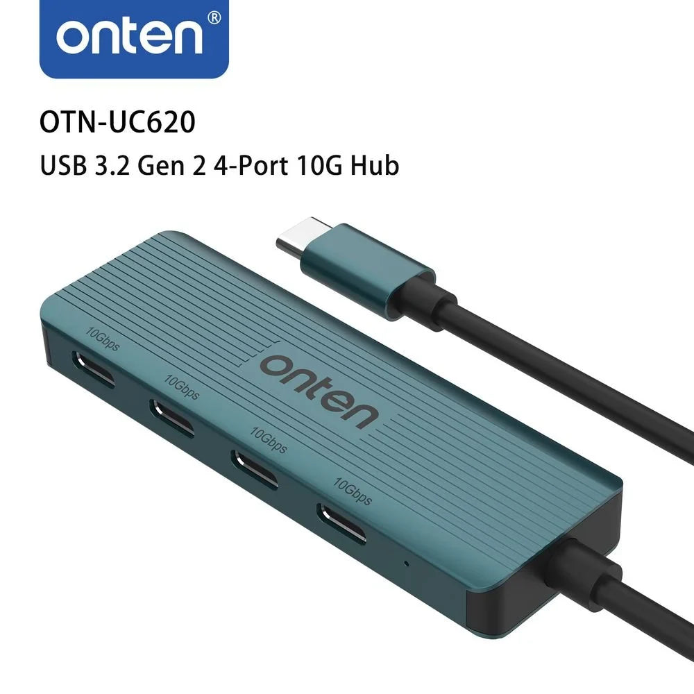 ONTEN Original OTN-UC620 USB-C 3.2 Gen 2 4-Port 10G Hub