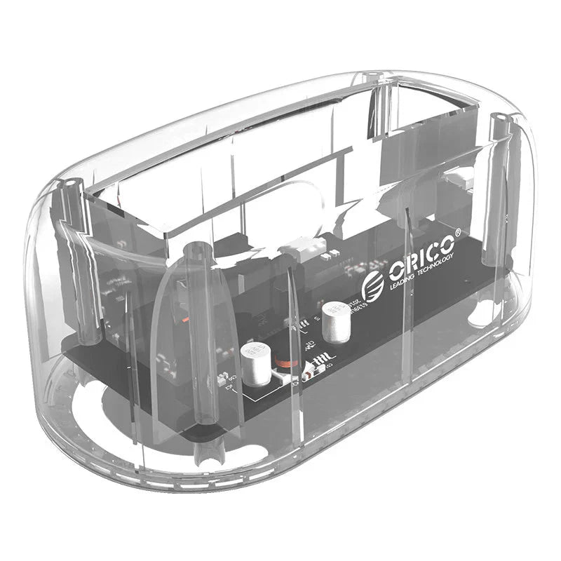 ORICO 3.5 inch Transparent USB 3.0 Hard Drive Dock - Transparent