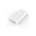 ORICO 6 Ac Outlet Surge Protector With 5 USB Charging Port - White