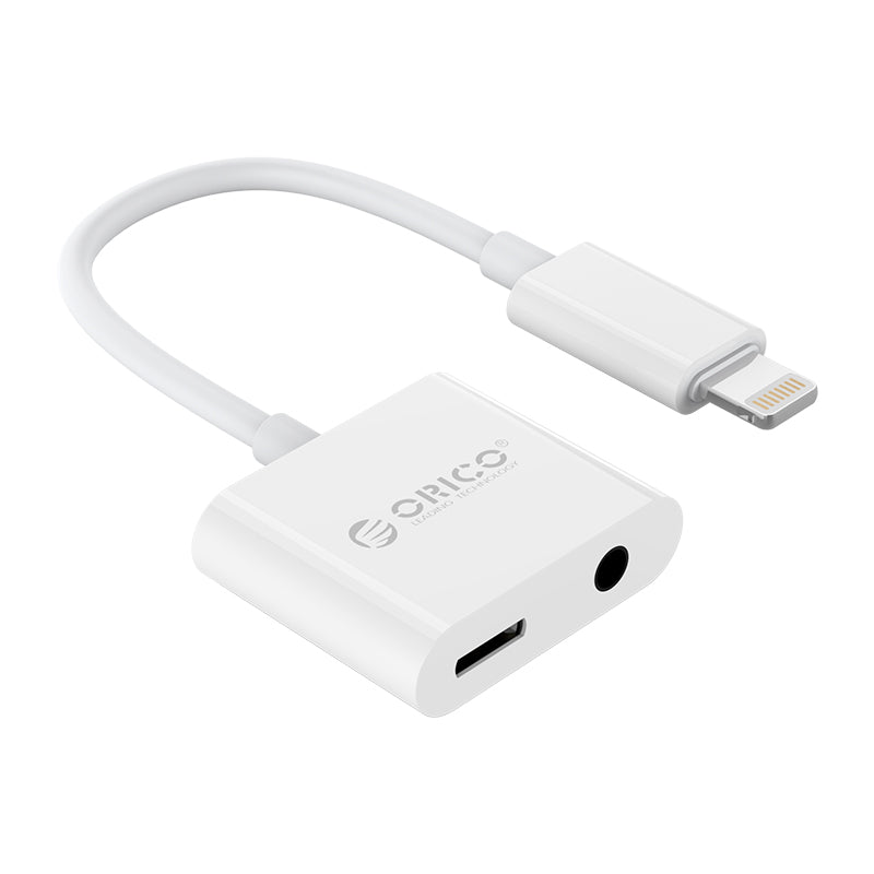 ORICO Charging & Audio Adapter for Phone - White