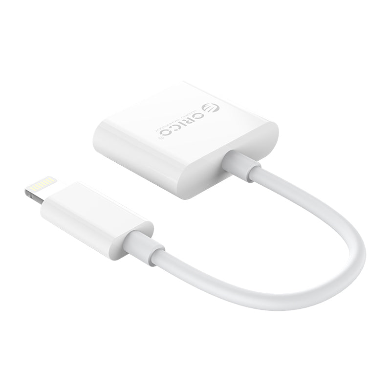 ORICO Charging & Audio Adapter for Phone - White