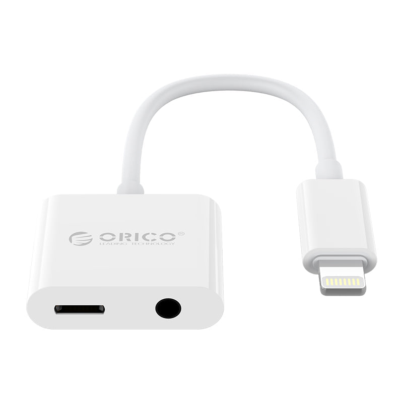 ORICO Charging & Audio Adapter for Phone - White
