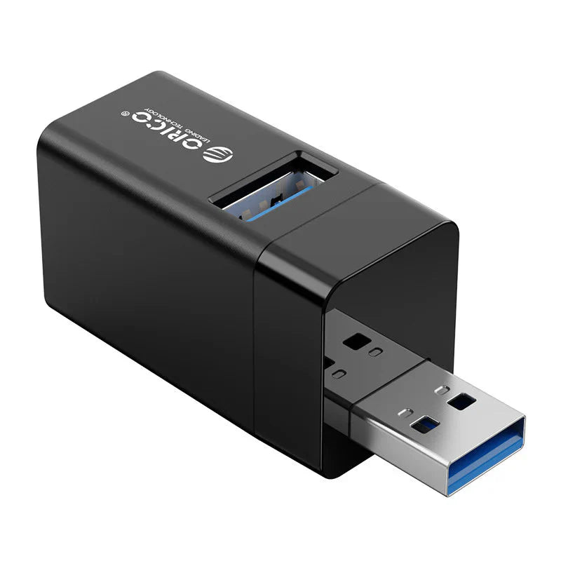 ORICO Mini 3-in-1 USB Hub - Black
