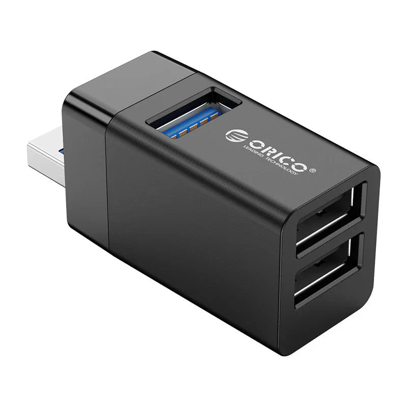 ORICO Mini 3-in-1 USB Hub - Black