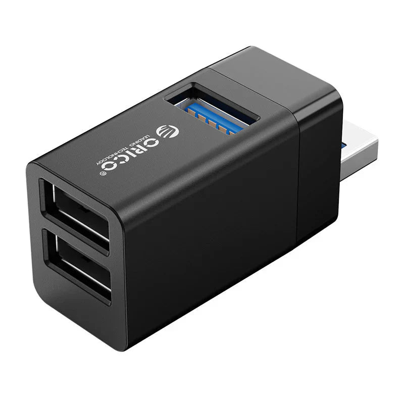 ORICO Mini 3-in-1 USB Hub - Black