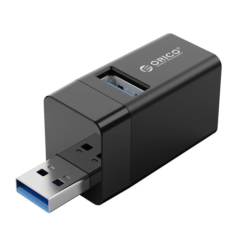 ORICO Mini 3-in-1 USB Hub - Black