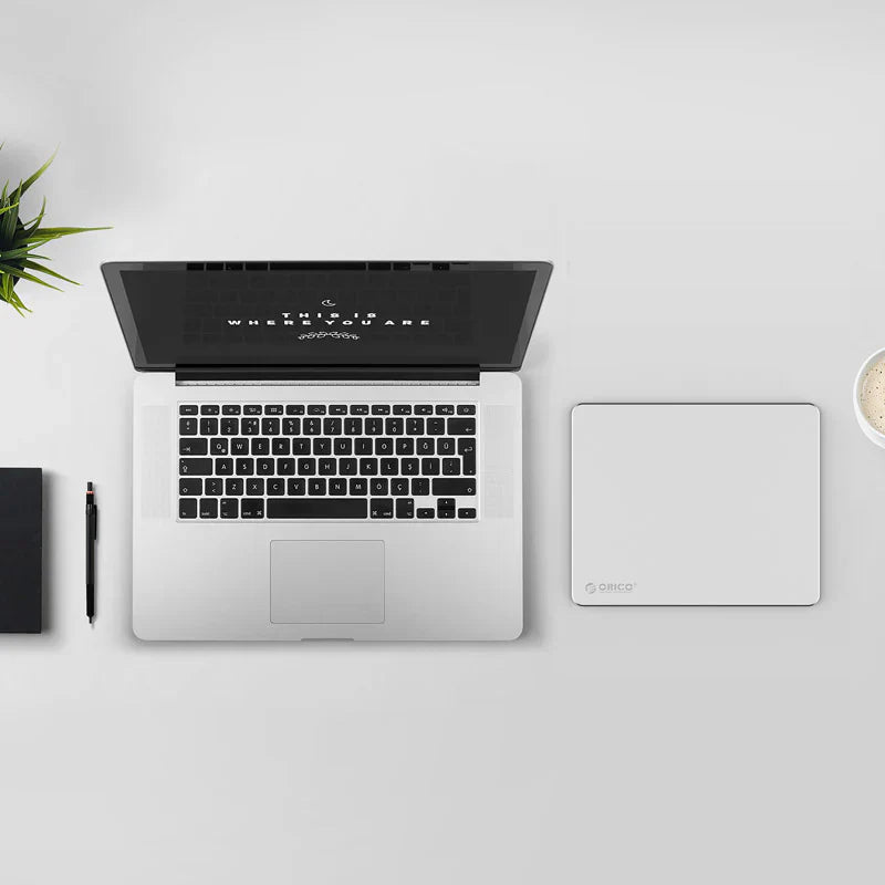 ORICO Mini Aluminum Alloy Mouse Pad - Silver