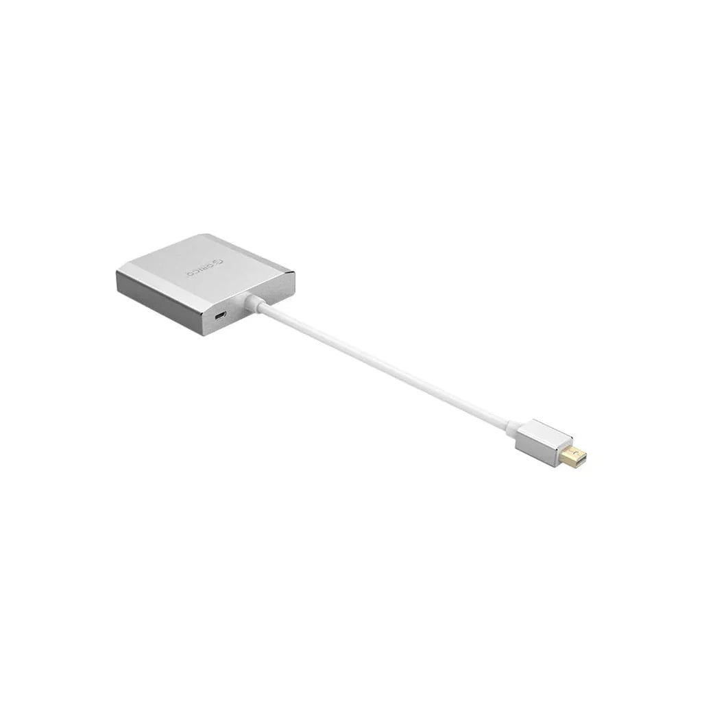 ORICO Mini DP to Dual DP M/F HD Adapter - Silver