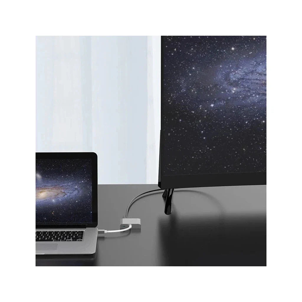 ORICO Mini DP to Dual DP M/F HD Adapter - Silver
